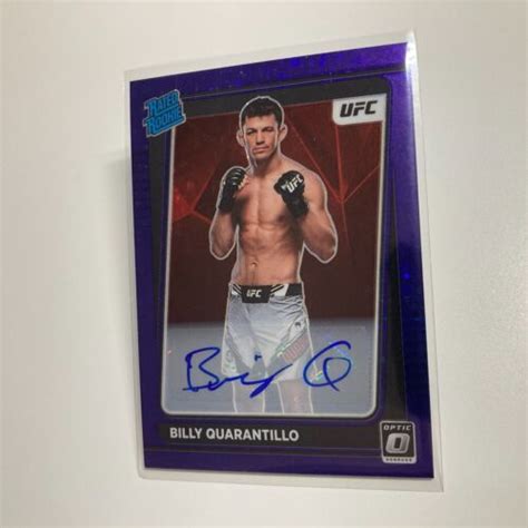 Billy Quarantillo Panini Donruss Optic Ufc Fotl Purple Stars Prizm