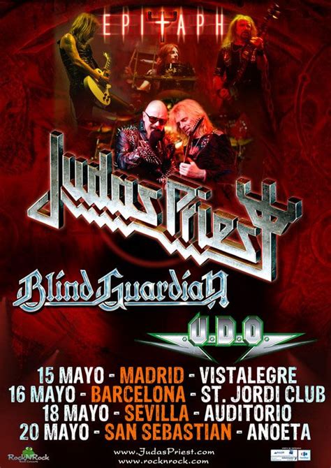 JUDAS PRIEST TE RECORDAMOS SUS FECHAS EN ESPAÑA Metalcry Tu