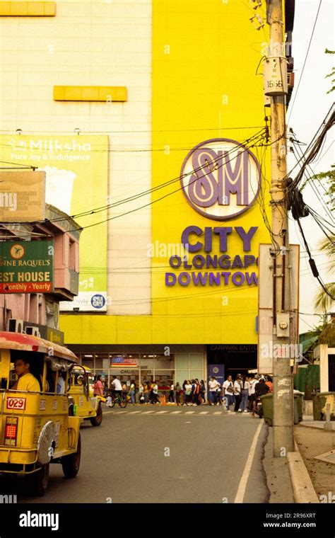 Outside Of SM City Olongapo Downtown In Olongapo Philippines Stock