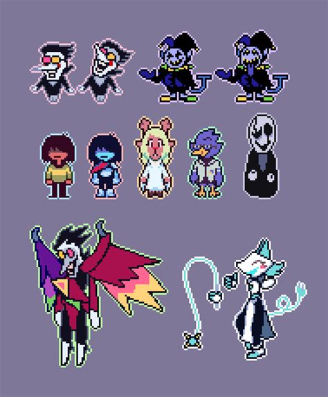 Edited These Sprites Using The Palettes I Give Certain Characters When