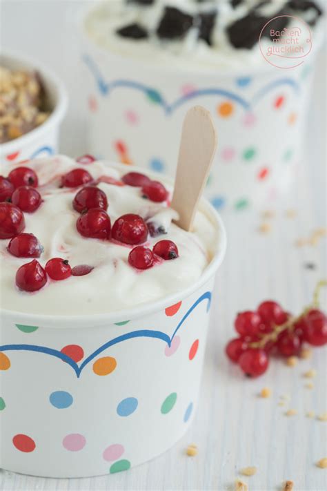 Eis ohne Eismaschine aus 2 Zutaten Backen macht glücklich