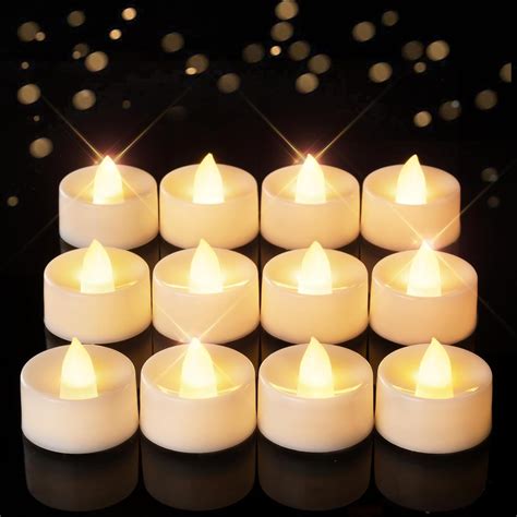 Amazon Homemory Pack Timer Flameless Candles Tea Lights