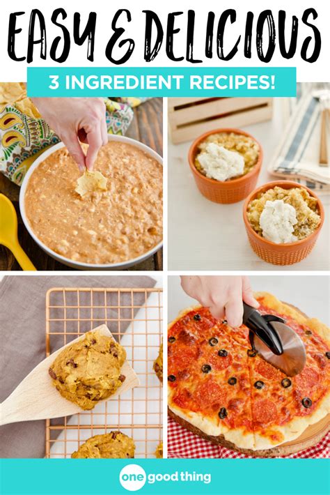 13 Easy 3 Ingredient Recipes To Make For Dinner