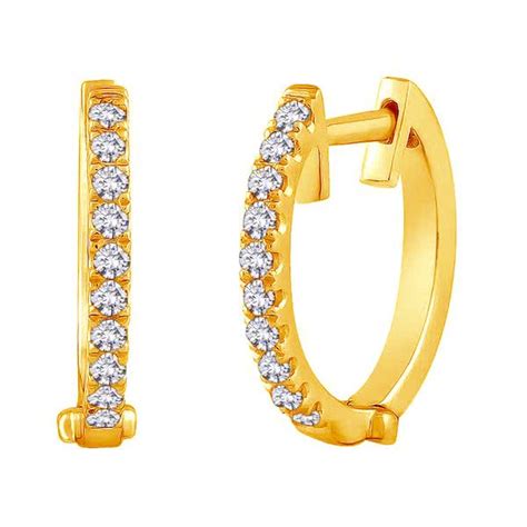 Diamond Huggie Earrings – Catanach's Jewellers