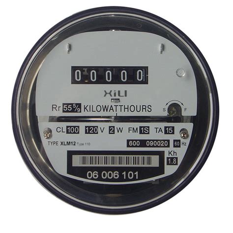 Socket Type Electromechanical Energy Meter Inductive Single Phase