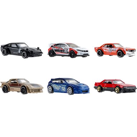 hot wheels premium japanese car culture set  pack toy cars perfect