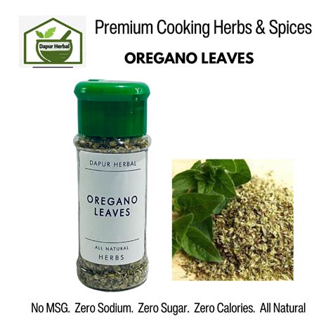 Dapur Herbal Dried Oregano Leaves Daun Oregano Kering 9gm 50gm