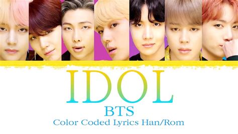 Bts Idol Lyrics