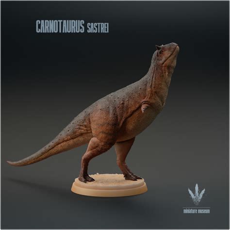 3D Printable Carnotaurus sastrei : Mating Dance by Miniature Museum