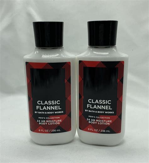 NEW Lot Of 2 Bath Body Works CLASSIC FLANNEL Body Lotion Bergamot