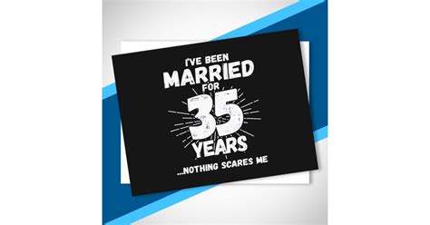 Couples Married 35 Years Funny 35th Anniversary Postcard Zazzle