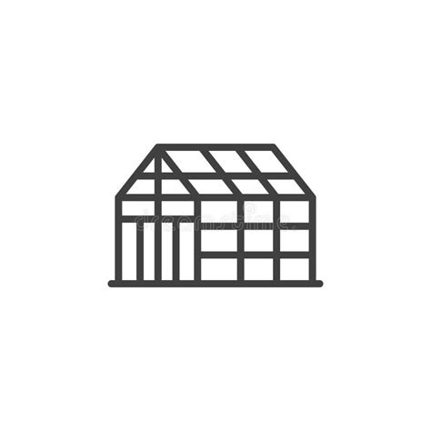 Greenhouse Line Stock Illustrations Greenhouse Line Stock