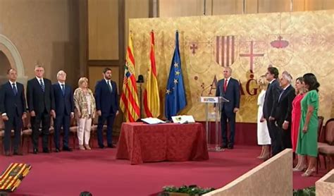 Fotos de la toma de posesión de los consejeros del Gobierno de Aragón