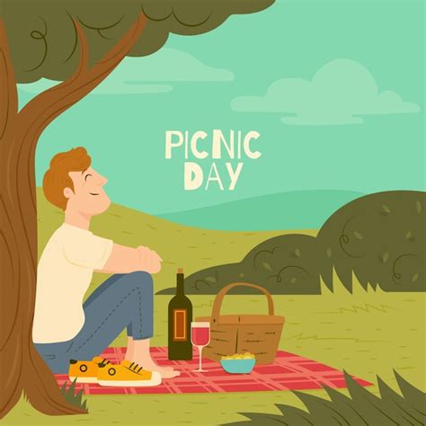 Free Vector Hand Drawn Illustration For International Picnic Day