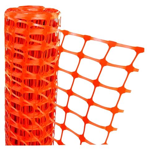 Plastic Construction Fencing 500 Feet Orange Netting Barrier Safety Mesh Snow Fence Roll 2 X