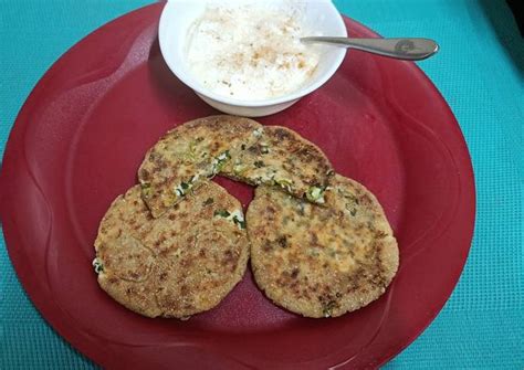 Rajgira Paratha Stuffed With Paneer Vrat Special Recipe By Bina