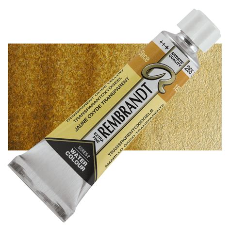 Rembrandt Artist Watercolors Transparent Oxide Yellow 10 Ml Tube