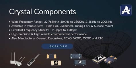 Smd Crystals Wide Range Frequency Components Ait Semiconductor