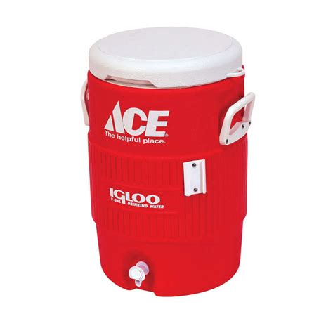 Igloo Ace Redwhite 5 Gal Water Cooler