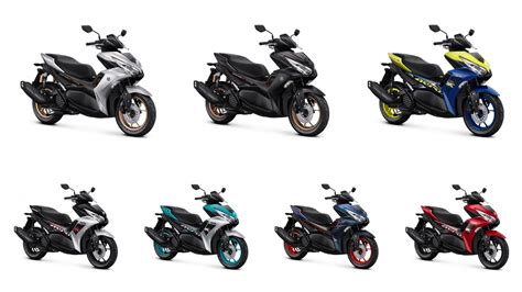 7 Warna Baru Yamaha Aerox 155 2023 Dan Harga Semua Tipe Bmspeed7com