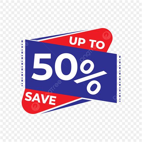 50 Percent Off Vector Art Png Sale 50 Percent Off Offer Tag Design