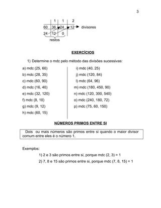 Maximo Divisor Comum 5 Serie PDF