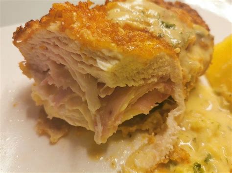 H Hnchen Cordon Bleu Mit Cornflakes Panade Von Kathl Chefkoch