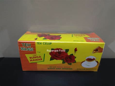 Teh Celup Cap Bunga Mawar Isi 25 Teh Celup Lazada Indonesia