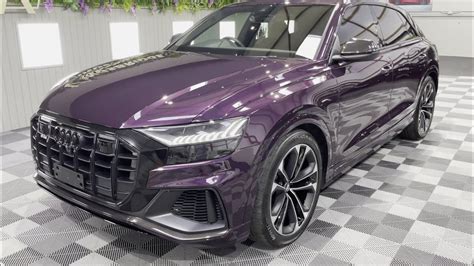 2020 Audi Sq8 Coupe Suv 40 V8 Tdi In Exclusive Merlin Purple Enhanced