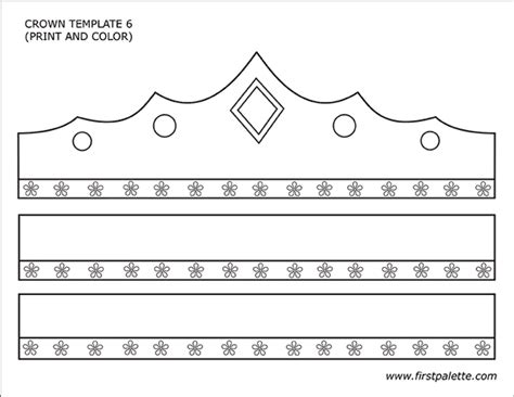 Prince And Princess Crowns Free Printable Templates And Coloring Pages