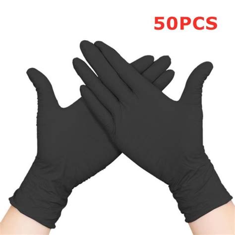 Gant M Nage Vaisselle Gants En Latex Noir Pour La Maison Gants De