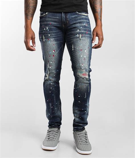 Preme Indigo Skinny Stretch Jean Mens Jeans In Indigo Buckle