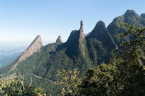 Premium Photo Aerial View Of Mountains Of The Serra Dos Orgaos