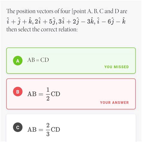 The Position Vectors Of Four Point A B C And D Are î I 2î 59 3î 29 3ỉ î 69 Â