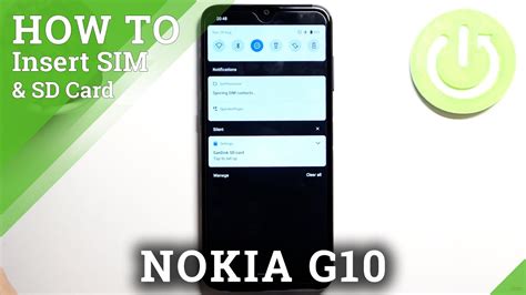 How To Insert SIM SD Cards On NOKIA G10 SIM SD Cards Installation