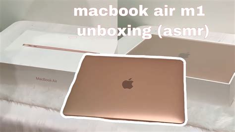 Macbook Air M1 Rose Gold Asmr Unboxing 📦 Youtube