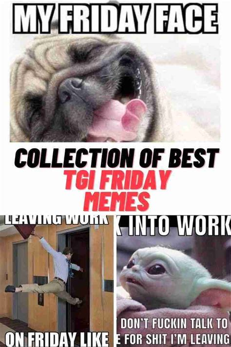 Collection of Thank God It's FRIDAY MEMES 2023