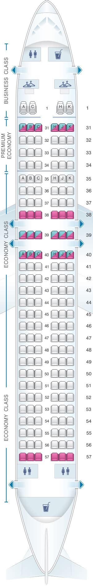 Seat Map China Southern Airlines Airbus A32e Seatmaestro