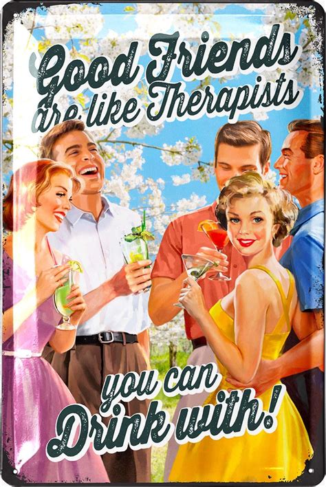 Amazon.com: LANOLU Vintage Tin Sign - GROUP THERAPY - Bar Signs for Man