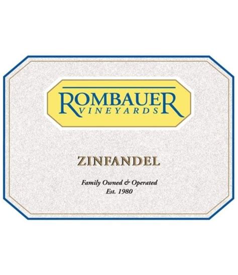 Rombauer Vineyards Zinfandel 2021 Vintage Wine Cellars