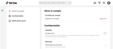 Comment Supprimer Son Compte Tiktok