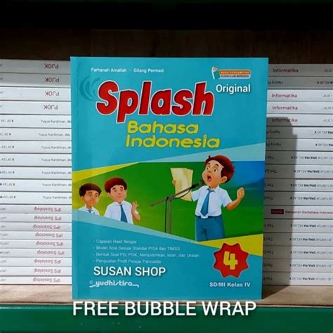 Jual Buku Splash Bahasa Indonesia Kelas 4 SD MI Yudhistira Kurikulum