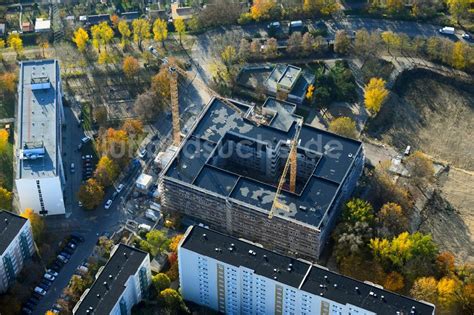 Berlin Von Oben Herbstluftbild Baustelle Zum Neubau Eines Wohn Und