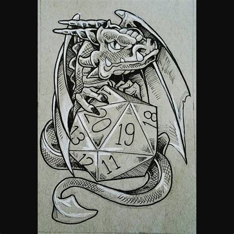 d20 dragon tattoo - Google Search | Dragon tattoo images, Dragon tattoo ...