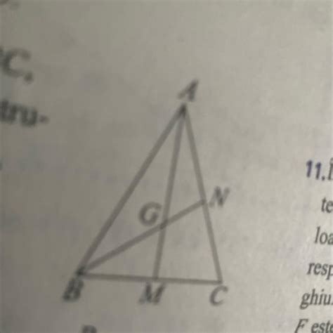 Fie Triunghiul Isoscel Abc Ab Ac N Care Se Construiesc Medianele