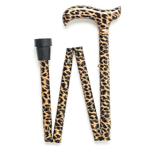 Leopard Pattern Derby Walking Stick Health And Care