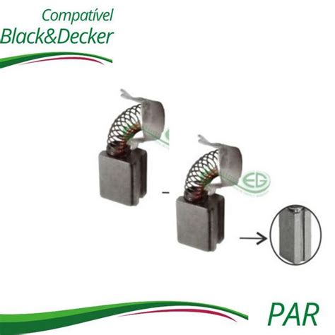 Escovas De Carvão P Esmerilhadeira Black Decker Kg915 Par