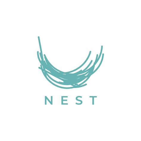 nest logo design. vector illustration. 21861135 Vector Art at Vecteezy