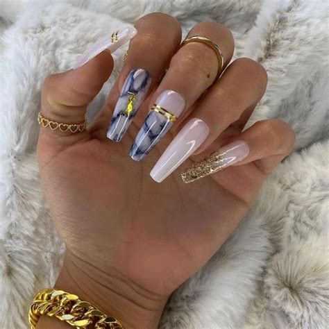 Beautiful Acrylic Nail Designs For Long Square Acrylic Nails