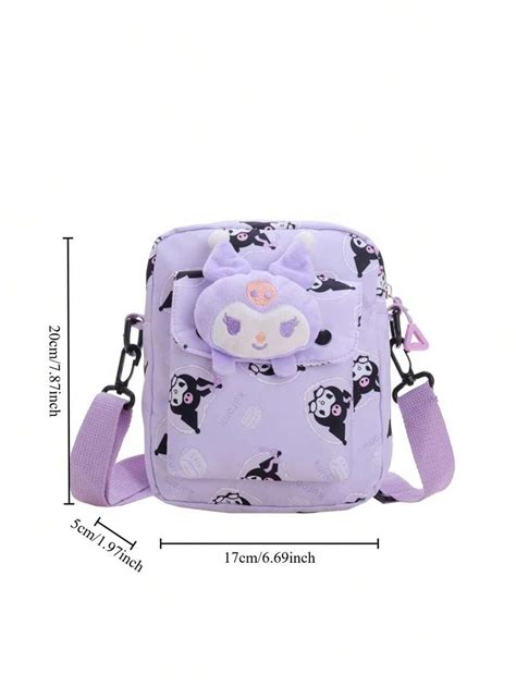 Sanrio Sanrio Kurome Print Cartoon Cute Girl Doll Torba na ramię